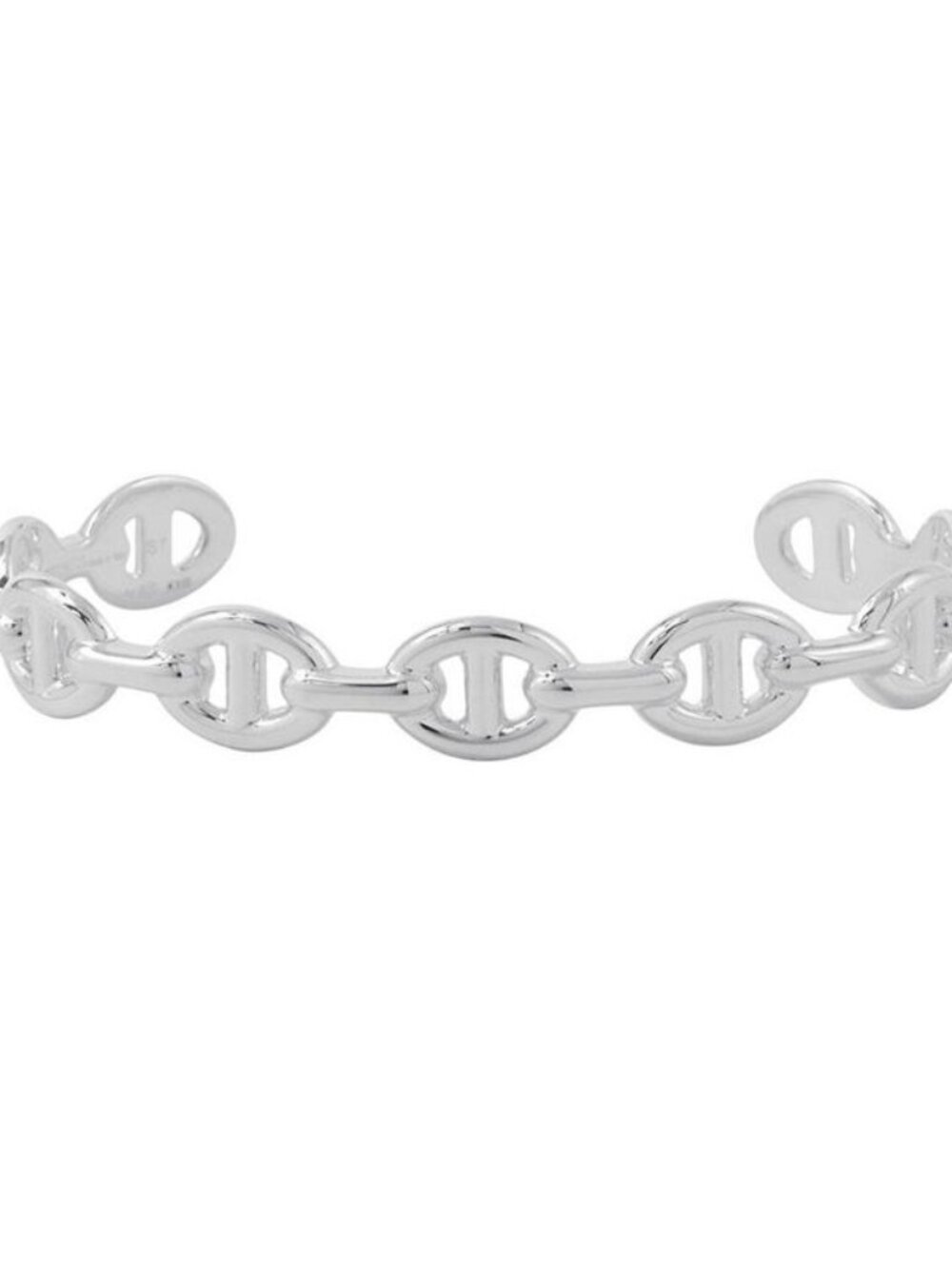 Hermes Bracelet Chaine D'ancre Bangle Silver